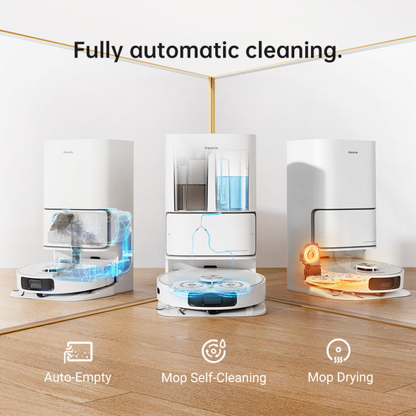 L10 Ultra Robot Vacuum and Mop with Mop Cleaning and Drying, Self-Emptying Base