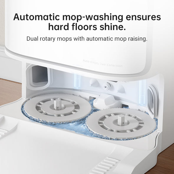 L10 Ultra Robot Vacuum and Mop with Mop Cleaning and Drying, Self-Emptying Base