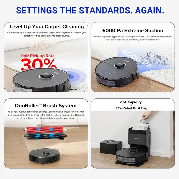 Roborock S8+ Robot Vacuum & Mop Roborock