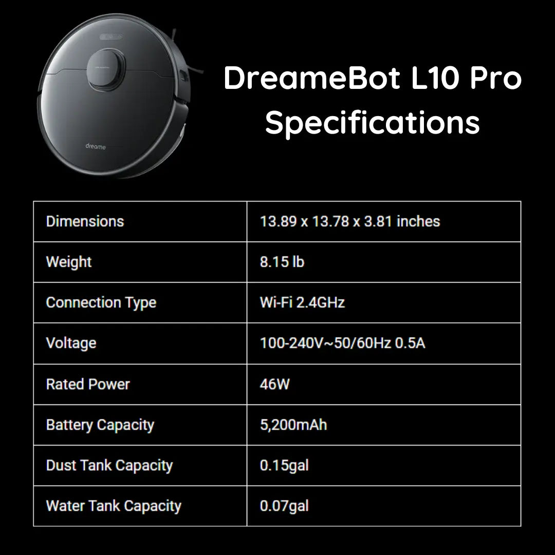 Dreametech L10 pro Robot Vacuum & Mop Dreame
