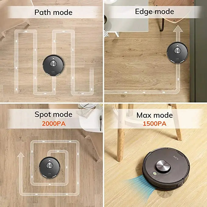 Modes of Ilife A10 lidar robot vacuum