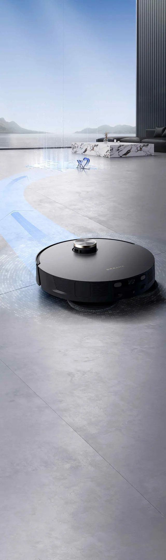 Dreame L20 Ultra Robot Vacuum Cleaner - AI Navigation, 7000Pa Suction, MopExtend™ Edge-Cleaning