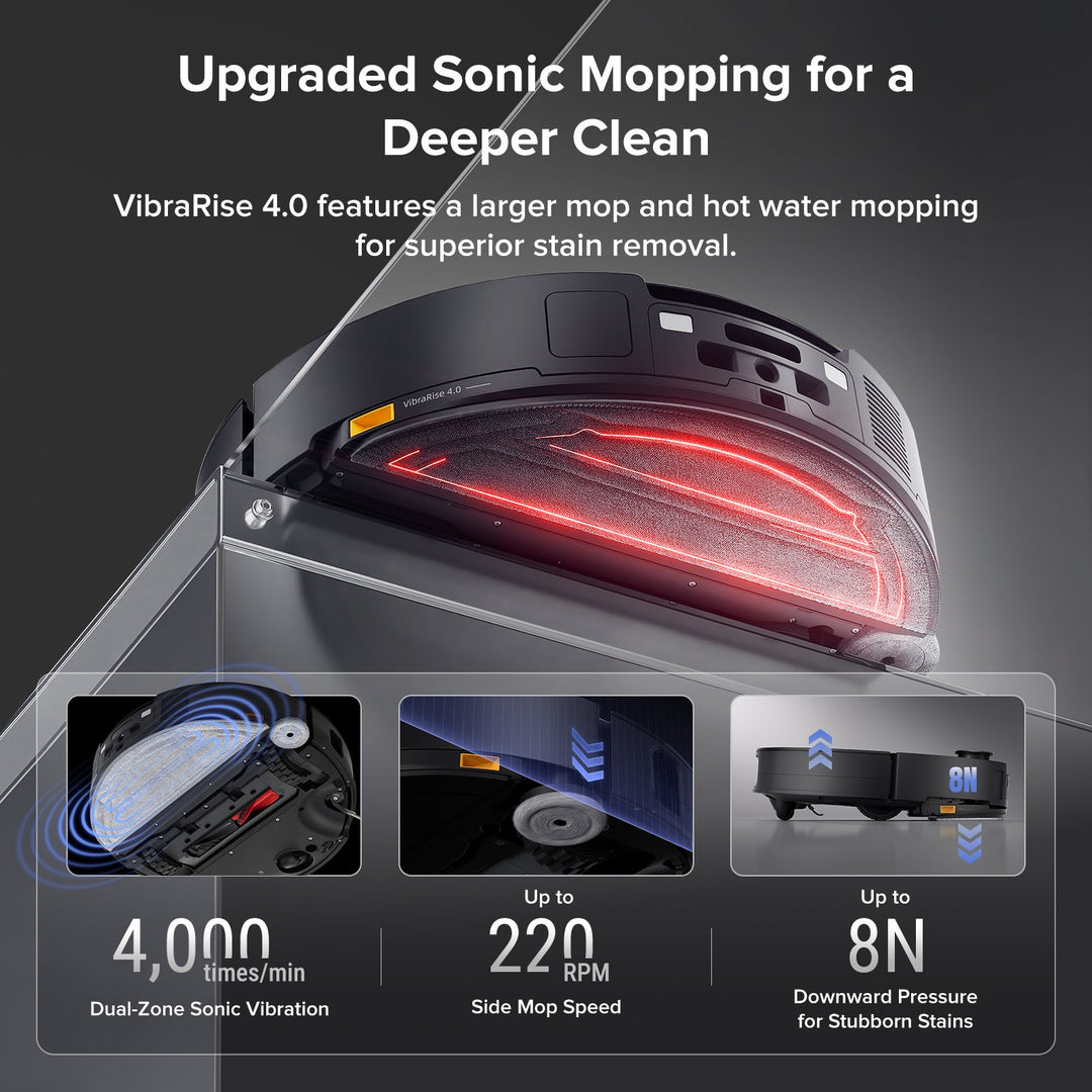 Roborock Saros 10 Robot Vacuum with Dual Anti-tangle System