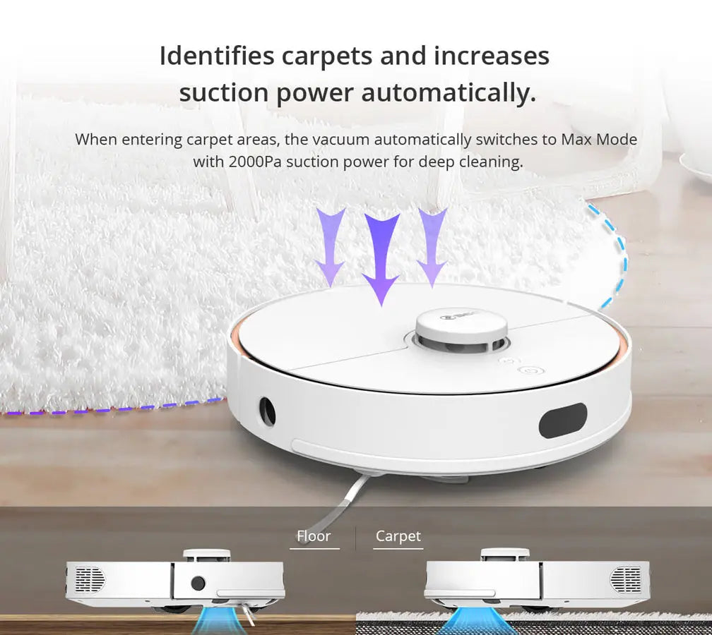 Max Mode of 360 s7 Vacuum for Carpet Cleaning