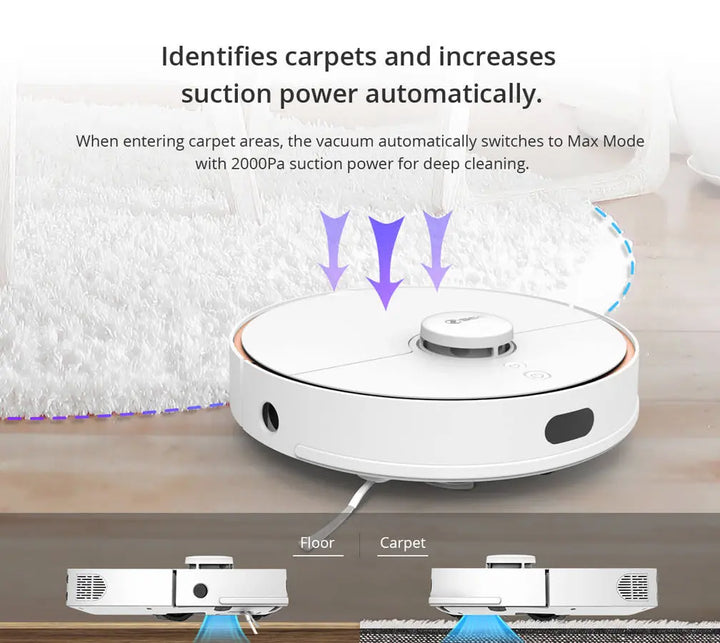 Max Mode of 360 s7 Vacuum for Carpet Cleaning