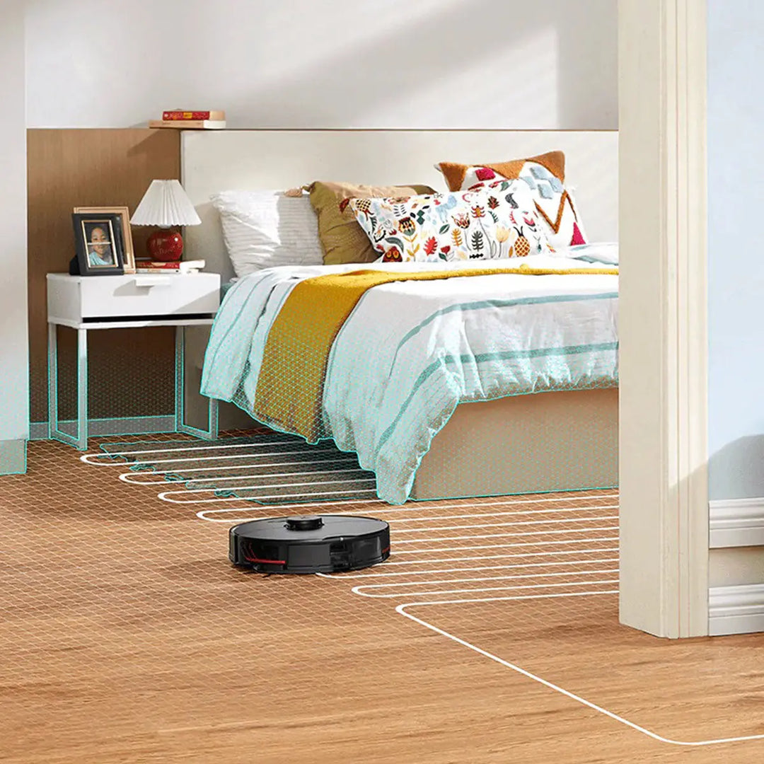 Roborock s7 plus robot vacuum on Floor