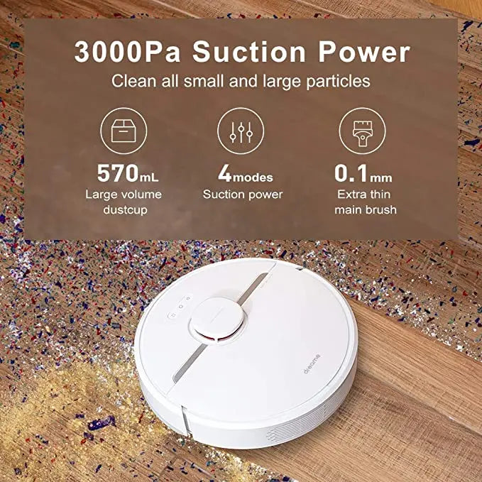 3000Pa Suction Power