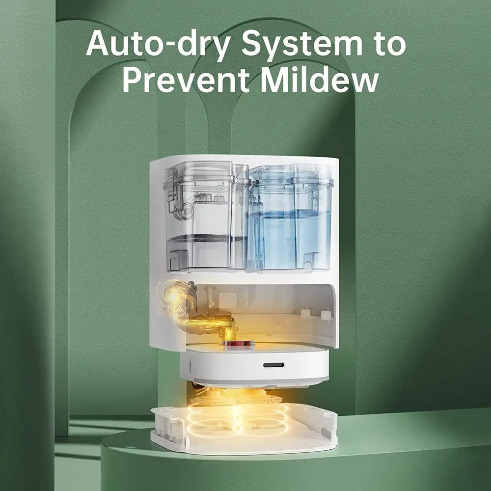 Auto-dry system to prevent mildew